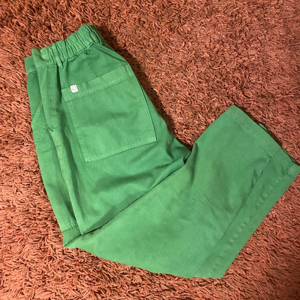 Big Bud Press Vibrant Kelly Green Pencil Pants
